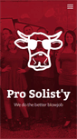 Mobile Screenshot of pro-solisty.at